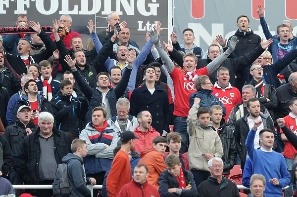 Bristol City Fans at Swindon Town's County Ground, 15 November 2014