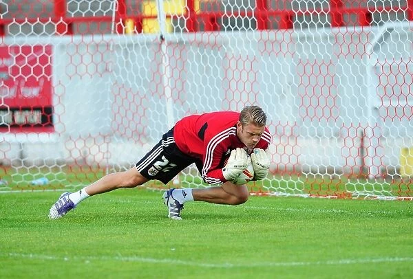 Bristol City FC: Dean Gerken in Training, Scotland Tour 2012
