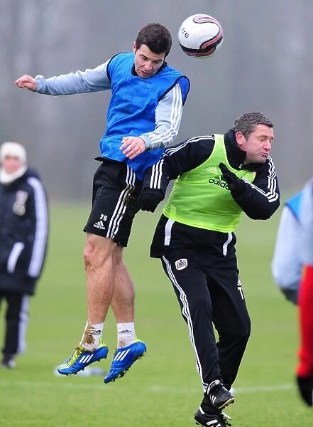 New Signing Richard Foster Trains with Bristol City for the First Time - January 10, 2012