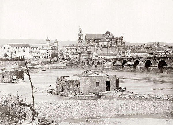 1880 s, Spain, Cordoba city view