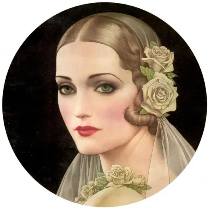 Framed Print : 1930s Bride Print