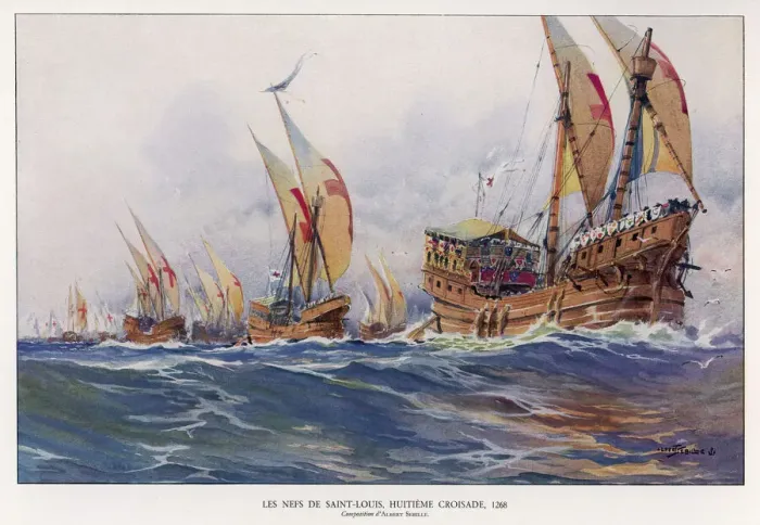 Framed Print : Print of the 8th Crusade Fleet Framed Print : Print of the 8th Crusade Fleet