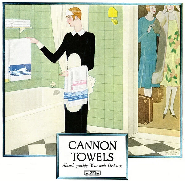 Advert, Cannon Towels
