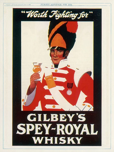 Advert  /  Gilbeys Whisky