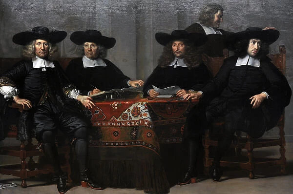 Adriaen Backer (1635-1684). Amsterdam almshouse regents, 167