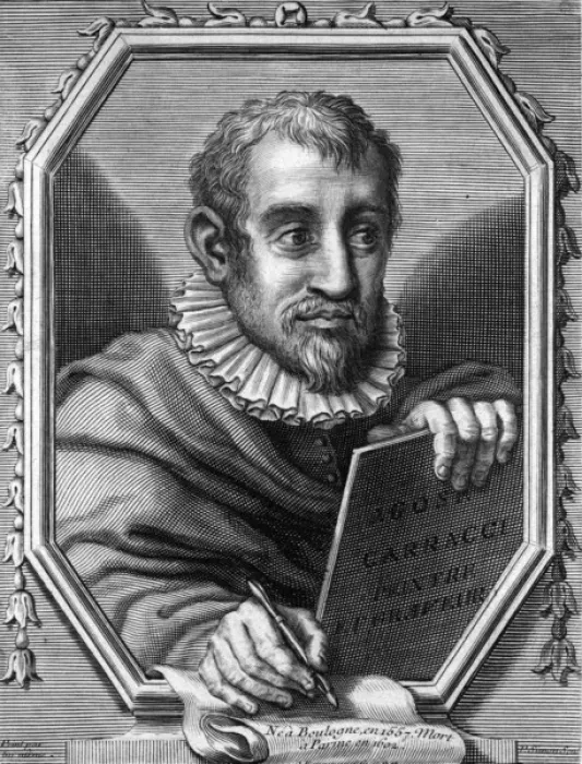 Framed Print : Agostino Carracci Italian Print 1557-1602 Framed Print : Agostino Carracci Italian Print 1557-1602