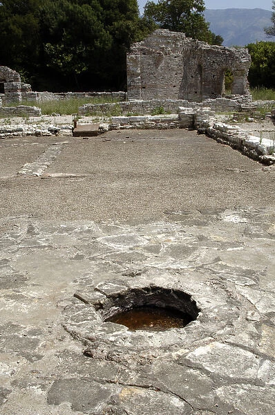 Albania. Butrint. Roman house changed into palace in the 5t