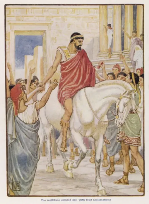 Framed Print : Alcibiades' Return to Athens Print Framed Print : Alcibiades' Return to Athens Print