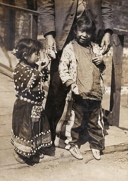 American Indian children in London