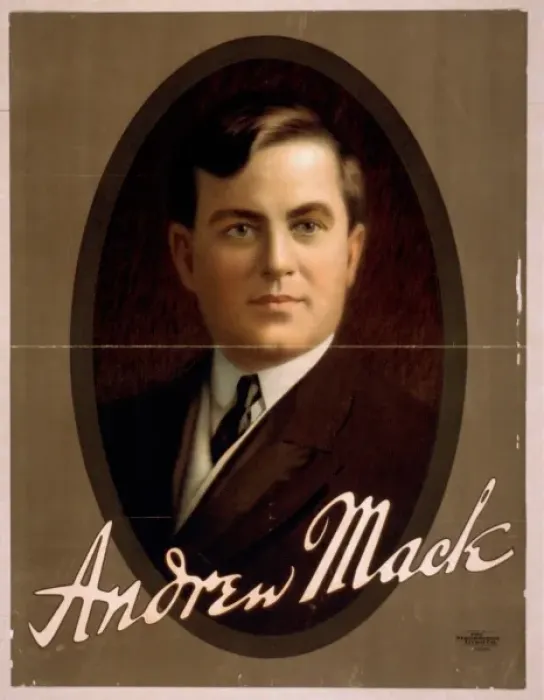 Framed Print : Andrew Mack Print, c1906 Framed Print : Andrew Mack Print, c1906