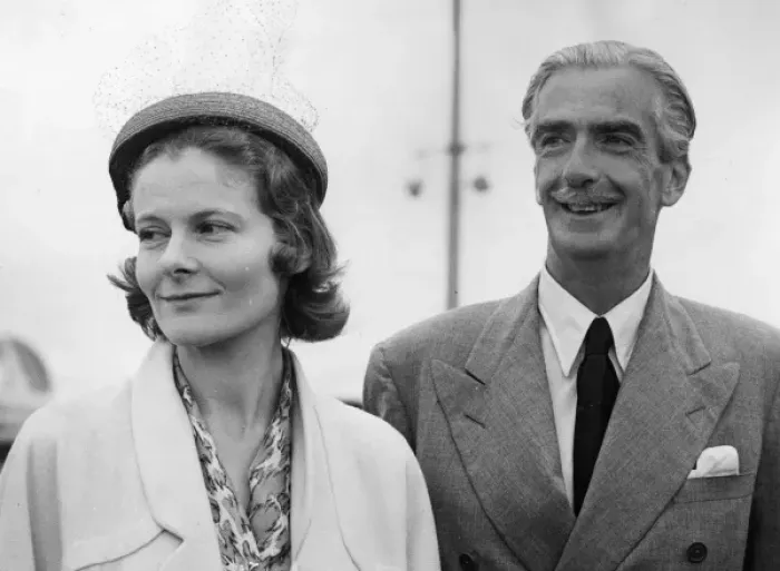 Framed Print : Anthony Eden and Wife Returning to London Print Framed Print : Anthony Eden and Wife Returning to London Print