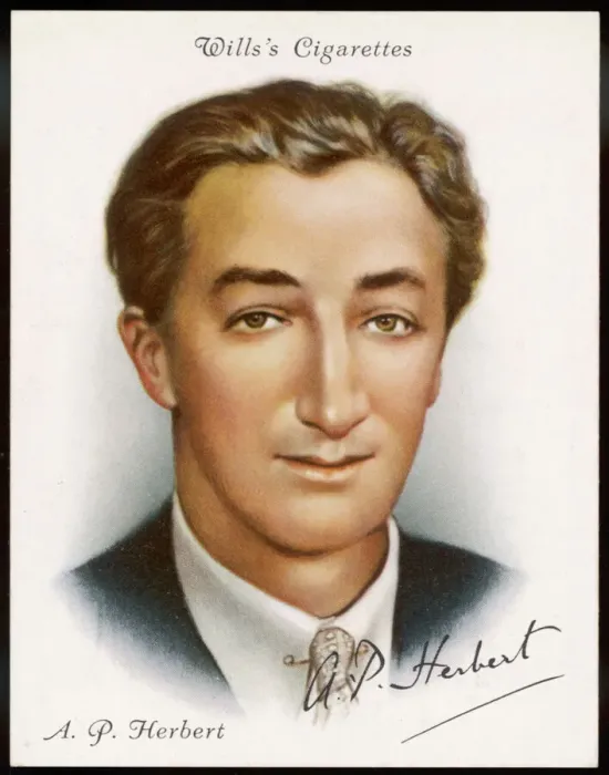 Framed Print : AP Herbert Print: Portrait of Sir Alan Patrick Herbert Framed Print : AP Herbert Print: Portrait of Sir Alan Patrick Herbert