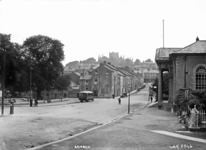 Framed Print : Armagh Street Scene Print circa early 1900s Framed Print : Armagh Street Scene Print circa early 1900s
