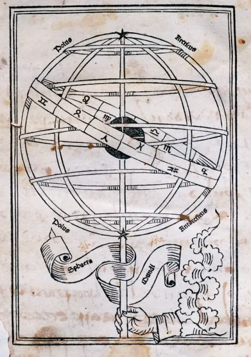 Framed Print : Astronomicon Armillary Sphere Print, 1485 Venice Edition Framed Print : Astronomicon Armillary Sphere Print, 1485 Venice Edition