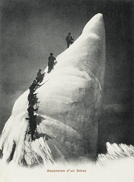 The ascention of an Ice Pillar, Switzerland