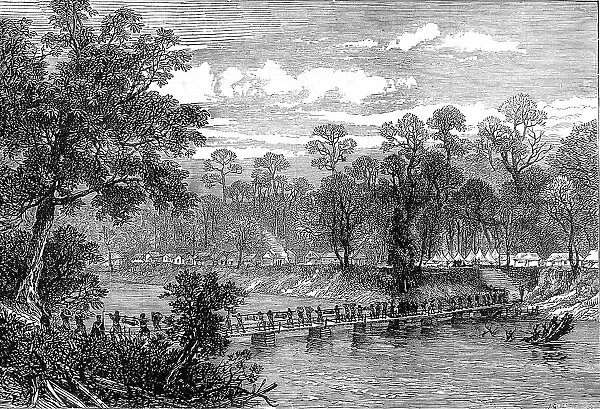 The Ashanti War (1873-74) The camp at Prah-su, 1874