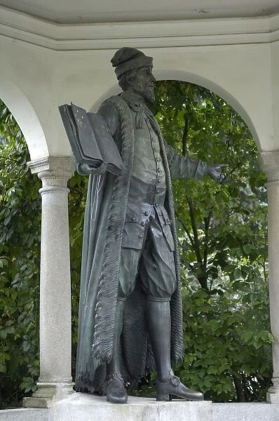 AUSTRIA. Linz. Statue of Johannes Kepler