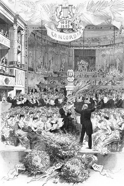 Bach bicentenary concert, 1885