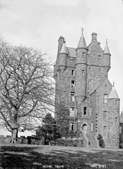 Framed Print : Ballymena Castle Print - Northern Ireland, circa early 1900s Framed Print : Ballymena Castle Print - Northern Ireland, circa early 1900s