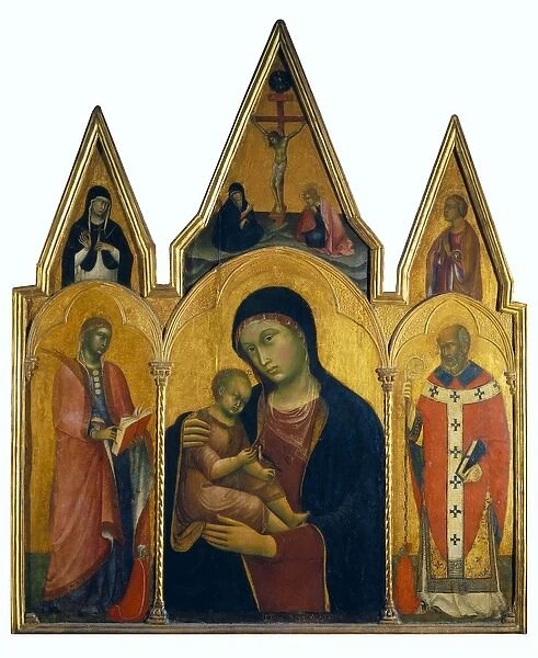 BARNABA da MODENA (14th century). The Virgin