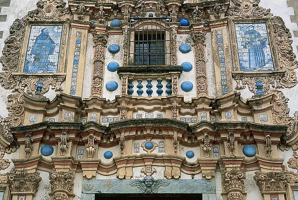 Baroque Art. St. Bartholomews Church, Detail of the Baroque