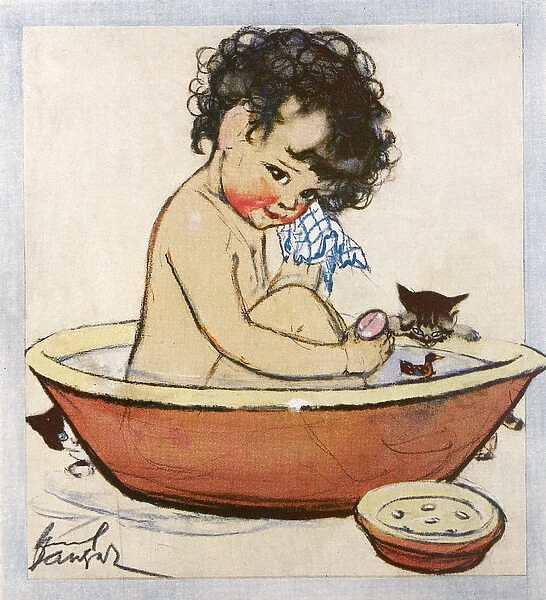 Bath Night by Muriel Dawson