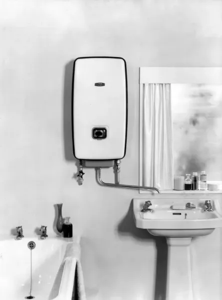 Bathroom Water Heater available as Framed Prints, Photos, Wall Art and  Photo Gifts