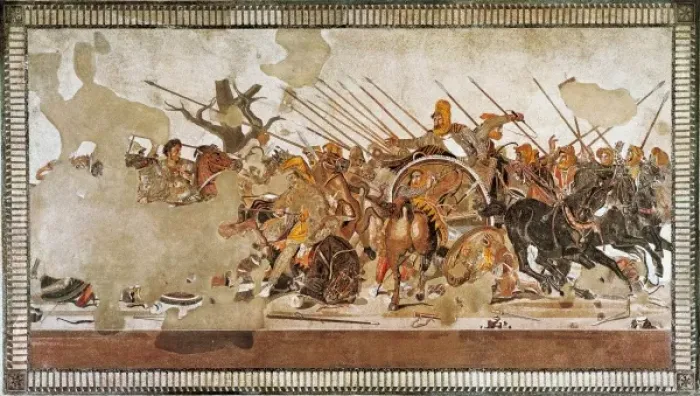 Framed Print : Print of The Battle of Issus Framed Print : Print of The Battle of Issus