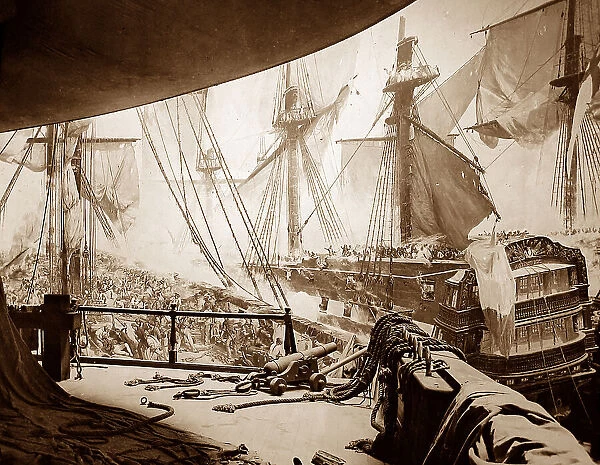 Battle of Trafalgar panorama, Royal Naval Exhibition