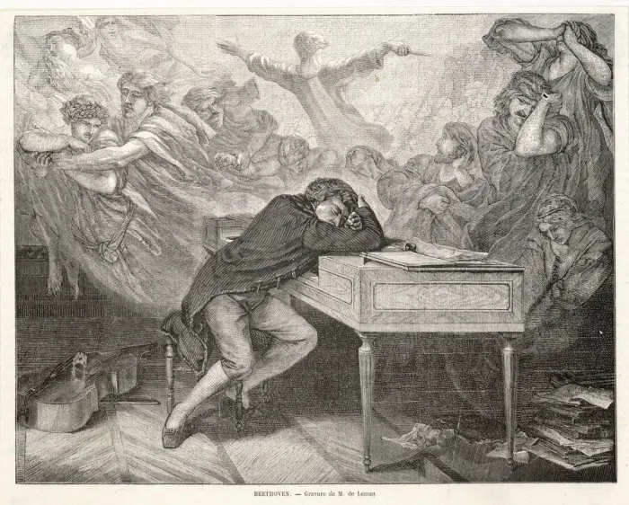 Framed Print : Ludwig Van Beethoven Print