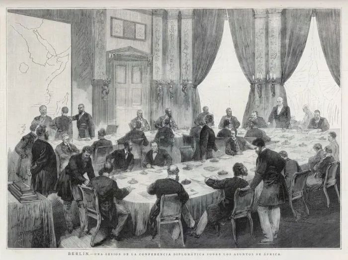 Framed Print : Berlin Conference Print: Bismarck Oversees African Diplomacy Discussion Framed Print : Berlin Conference Print: Bismarck Oversees African Diplomacy Discussion