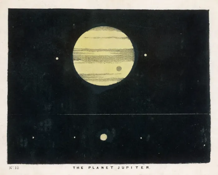 Framed Print : Jupiter Print - A View of the Planet and its Moons Framed Print : Jupiter Print - A View of the Planet and its Moons