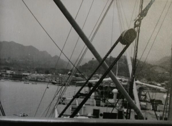 On board SS Lady Rodney, Dominica, West Indies
