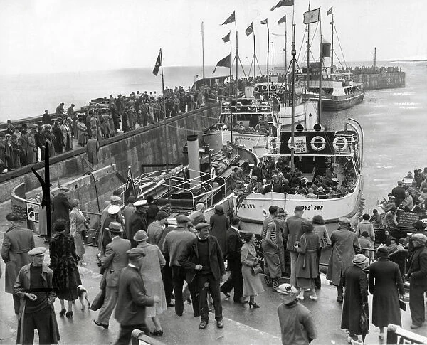 Boat trips, Bridlington to Flamborough, Whitsun 1938