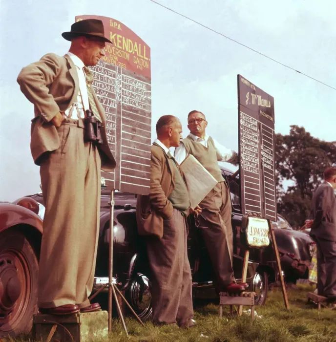 Framed Print : Print of Bookmakers at the Races Framed Print : Print of Bookmakers at the Races