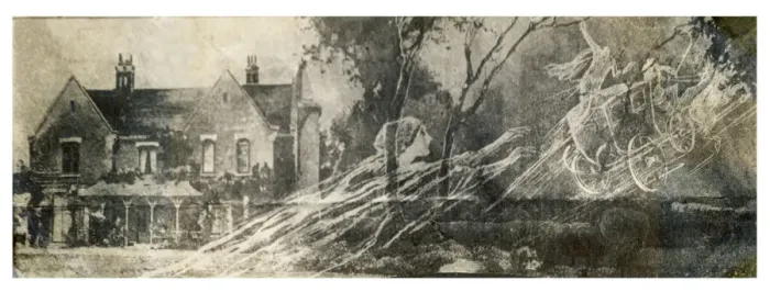 Framed Print : Borley Rectory Ghost Print Framed Print : Borley Rectory Ghost Print