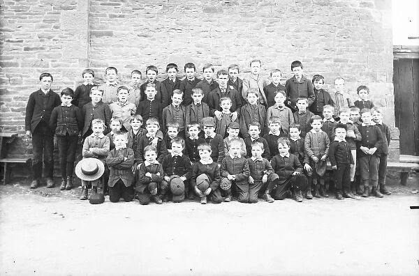 Boys at Crickhowell School, Crickhowell, Powys, Mid Wales