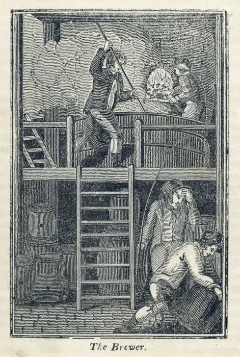 Framed Print : The Brewer 1827 Print Framed Print : The Brewer 1827 Print