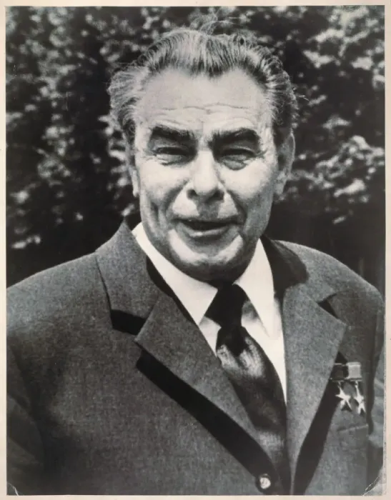 Framed Print : Leonid Brezhnev Print Framed Print : Leonid Brezhnev Print