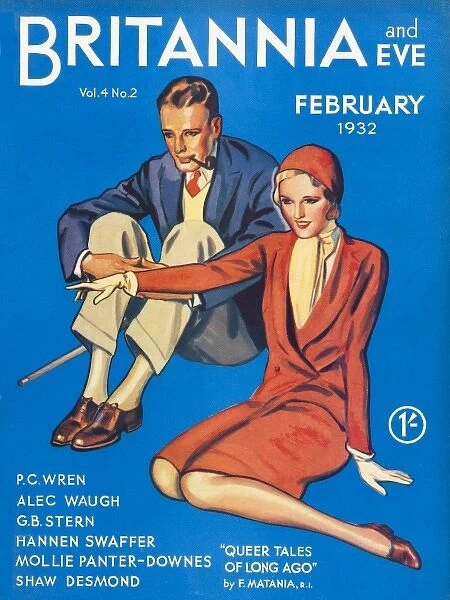 Britannia and Eve front cover, February 1932