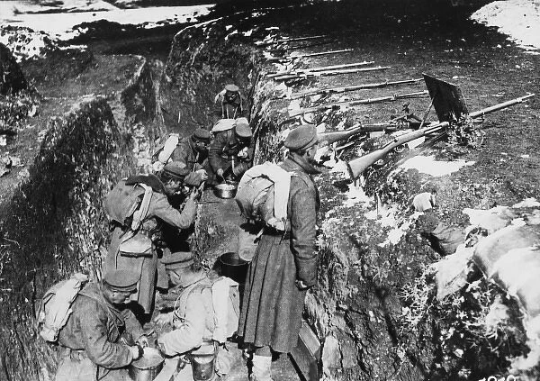 Bulgarian trench 1916