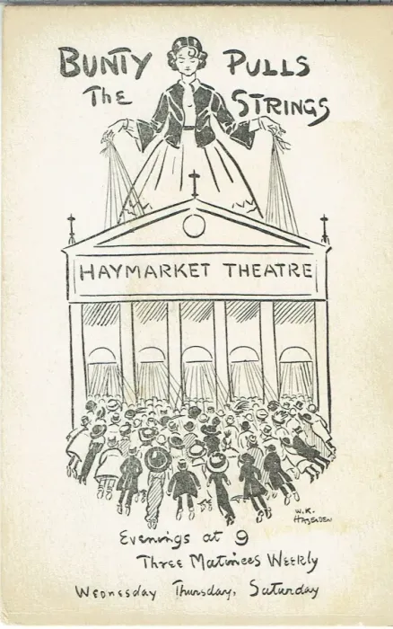 Framed Print : Bunty Pulls The Strings Print, Haymarket Theatre 1911 Framed Print : Bunty Pulls The Strings Print, Haymarket Theatre 1911
