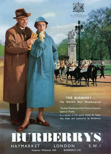 Burberrys Coronation advertisement, 1953