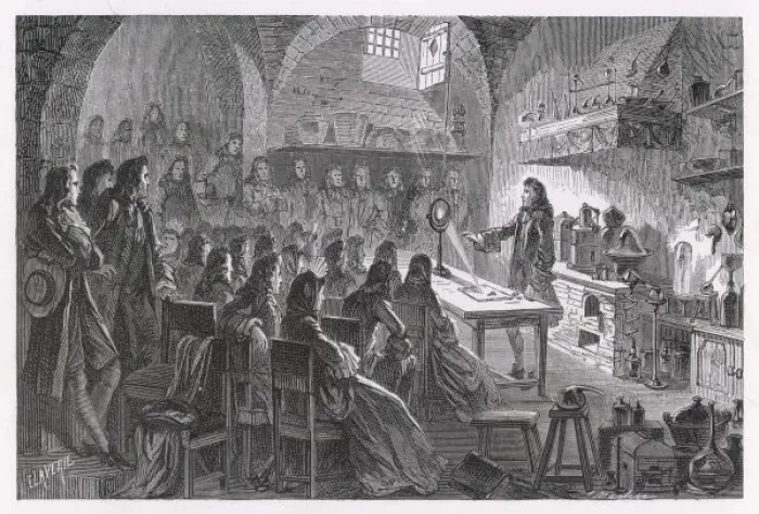 Framed Print : C17 Science Lecture Print: A science lecture in progress Framed Print : C17 Science Lecture Print: A science lecture in progress