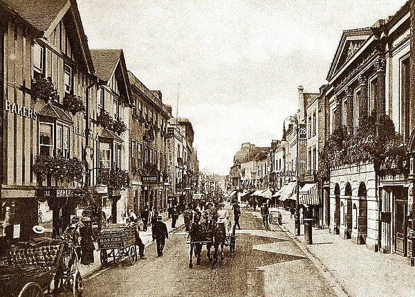 Canterbury The Parade early 1900s