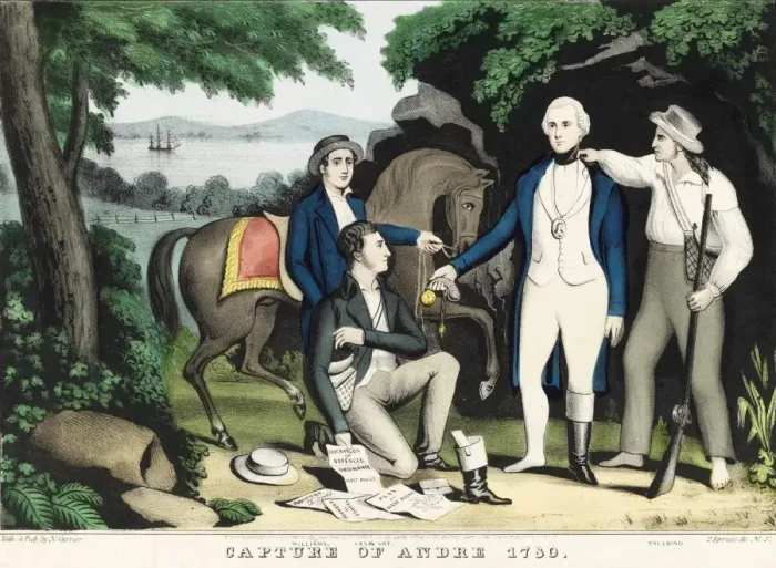Framed Print : Capture of Major John Andre Print