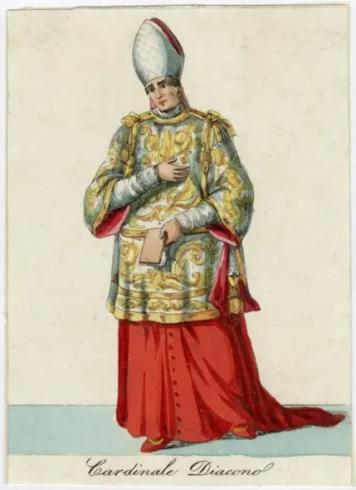 Framed Print : Cardinal Deacon Print Framed Print : Cardinal Deacon Print