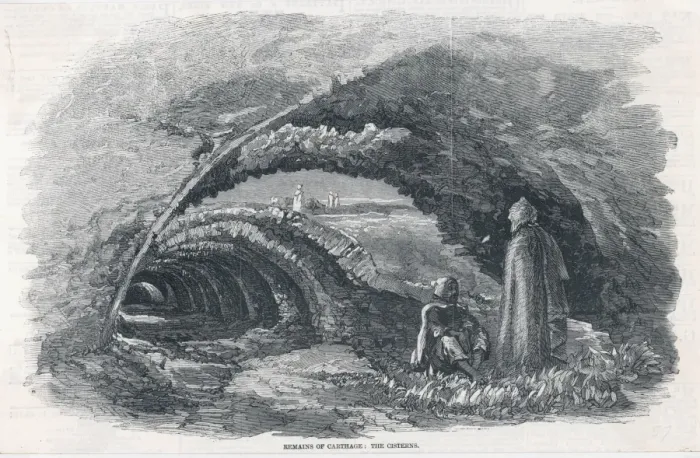 Framed Print : Carthage Print: Ancient Cisterns Framed Print : Carthage Print: Ancient Cisterns