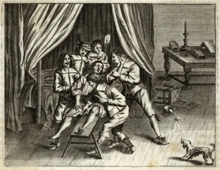 Framed Print : C17th Castration Print Framed Print : C17th Castration Print