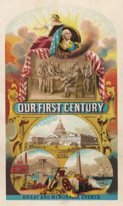 Framed Print : US Centenary Celebration Print Framed Print : US Centenary Celebration Print